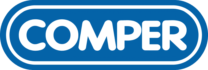 logo Comper, rede que tem o monitoramento